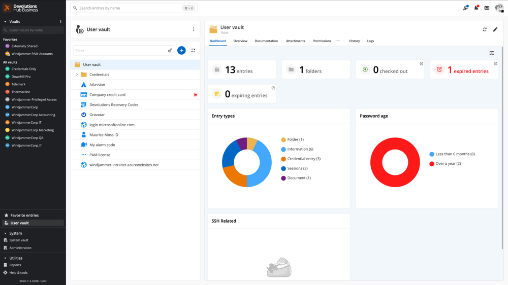 Quickly organize all your passwords and sensitive data